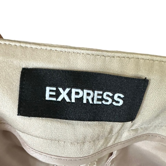 Express Womens Tan Ankle Midrise Sailor Pants Size 8S - Picture 3 of 13